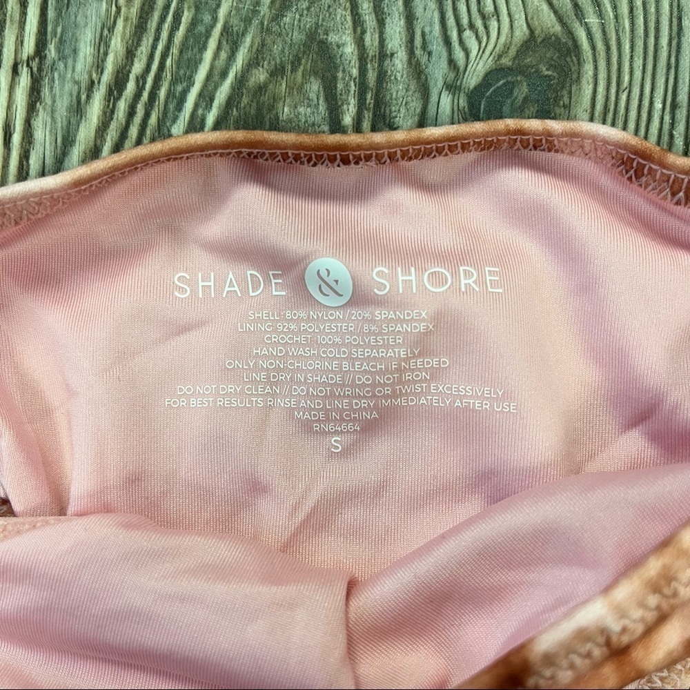 XHILARATION Pink Tie Dye Bikini Bottoms Ruched Swim Bottoms Cheeky NWOT - Picture 4 of 10